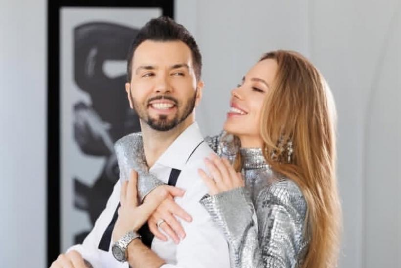 Певец Денис Клявер с женой