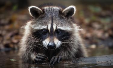 Городские еноты стали смелее и терпимее к человеку — fanpage