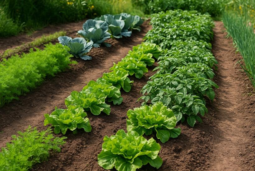 Овощные грядки