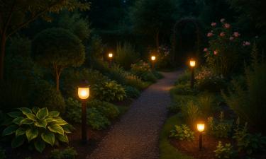 Переход на алкалиновые батарейки продлевает работу садовых ламп