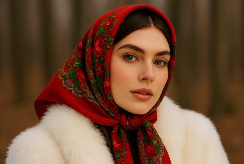 Девушка в платке