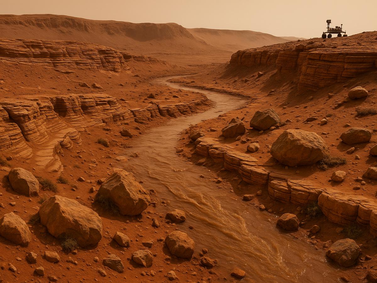 Орбитальные данные выявили пещеры водного происхождения на Марсе