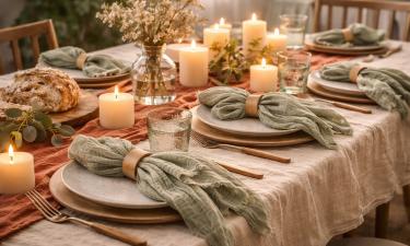Богемный шик уступает место мягкости: новый фаворит для красивых зимних столов