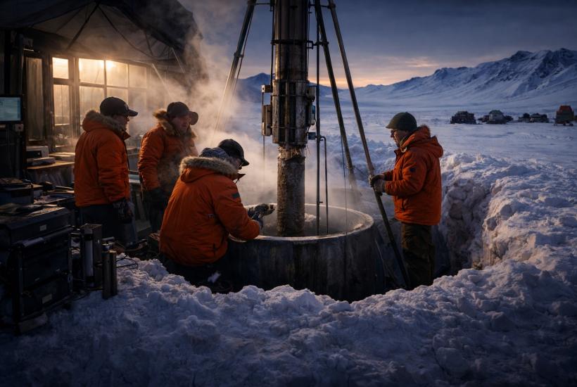 Бурение льда