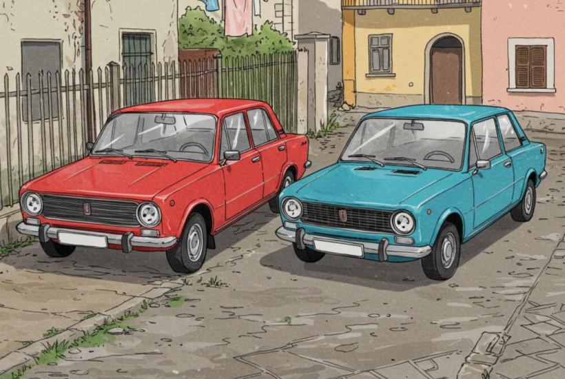 ВАЗ-2101 и Фиат 124