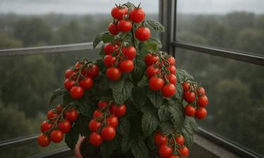 Куст томата "Беби" плодоносит уже через 80–90 дней