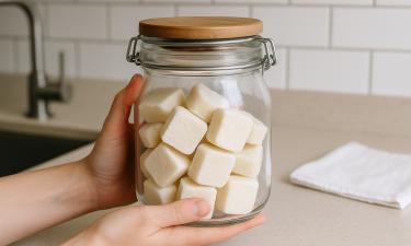 Комбинация мыла, соды и уксуса эффективно очищают унитаз